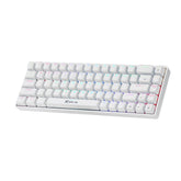 XTRIKE ME GK-994W WIRELESS 2.4G RGB BT GAMING KEYBOARD WHITE